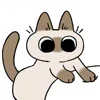 🐾 Эмодзи «Siamese Cat Live» для Telegram