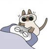 😴 Эмодзи «Siamese Cat Live» для Telegram