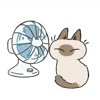 🥵 Эмодзи «Siamese Cat Live» для Telegram
