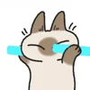 🥳 Эмодзи «Siamese Cat Live» для Telegram
