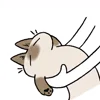 ☺️ Эмодзи «Siamese Cat Live» для Telegram