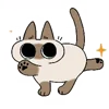 ☺️ Эмодзи «Siamese Cat Live» для Telegram