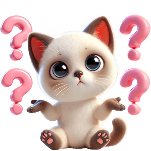🙅‍♂ Стикер «Сиамский котик» для Telegram