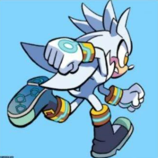 🏃 Стикер «Silver the hedgehog Еж Сильвер» для Telegram