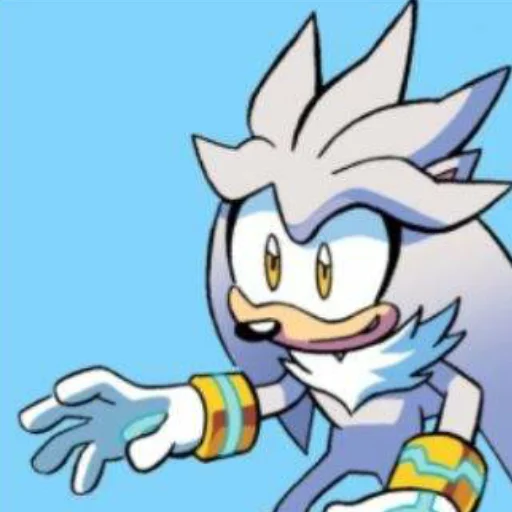 😀 Стикер «Silver the hedgehog Еж Сильвер» для Telegram