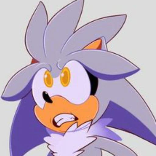😥 Стикер «Silver the hedgehog Еж Сильвер» для Telegram