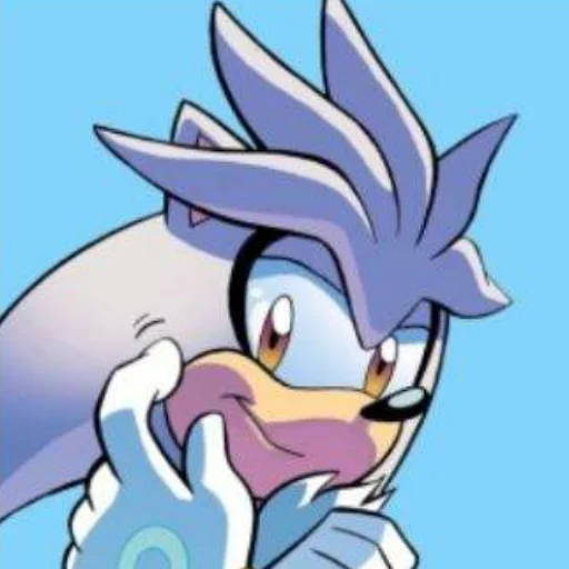 😏 Стикер «Silver the hedgehog Еж Сильвер» для Telegram