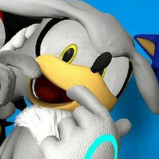 😁 Стикер «Silver the hedgehog Еж Сильвер» для Telegram
