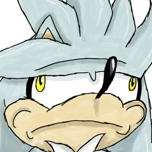 😐 Стикер «Silver the hedgehog Еж Сильвер» для Telegram