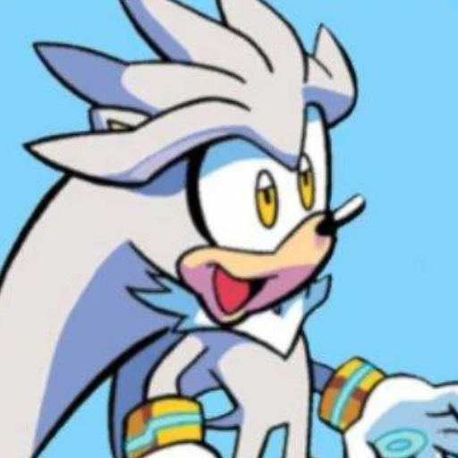 😃 Стикер «Silver the hedgehog Еж Сильвер» для Telegram