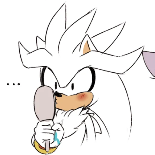 😶 Стикер «Silver the hedgehog Еж Сильвер» для Telegram