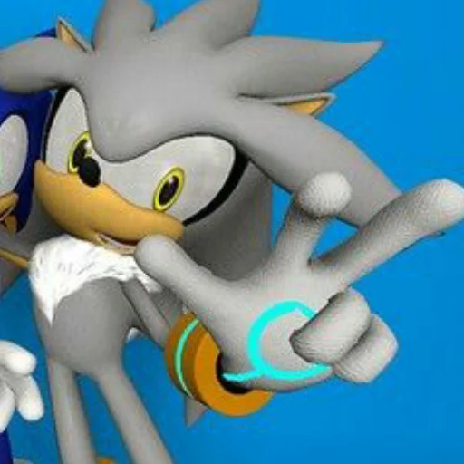 ✌️ Стикер «Silver the hedgehog Еж Сильвер» для Telegram