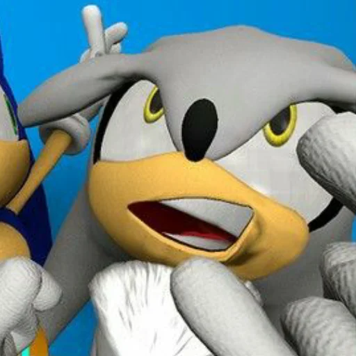 😫 Стикер «Silver the hedgehog Еж Сильвер» для Telegram