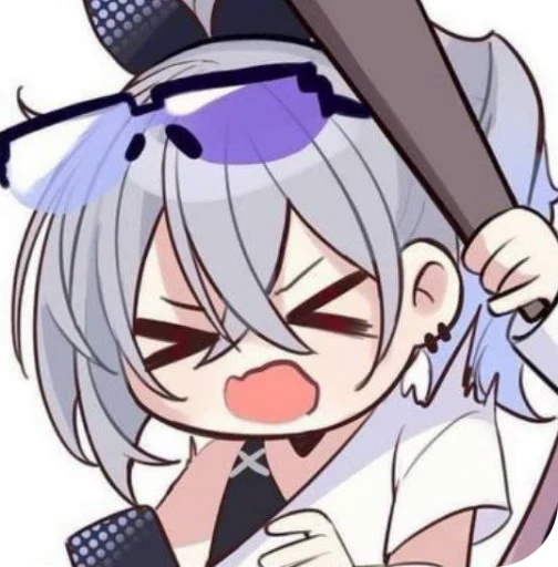 ⚡ Стикер «Серебряный волк» для Telegram