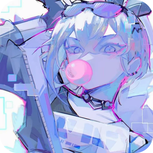 ⚡ Стикер «Серебряный волк» для Telegram