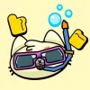 🏊 Эмодзи «Симбочка Пины» для Telegram