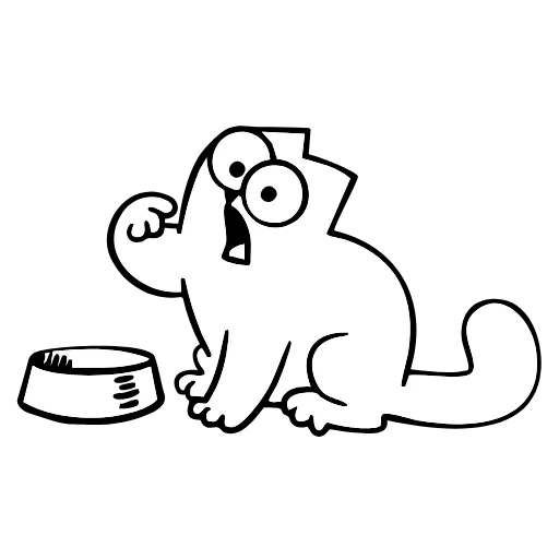 🌭 Эмодзи «Simons Cat» для Telegram