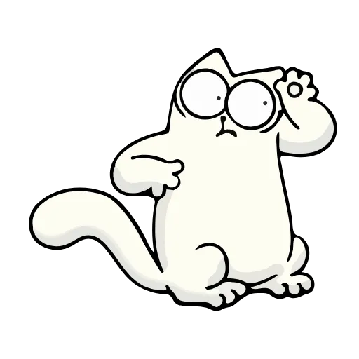 🤨 Эмодзи «Simons Cat» для Telegram