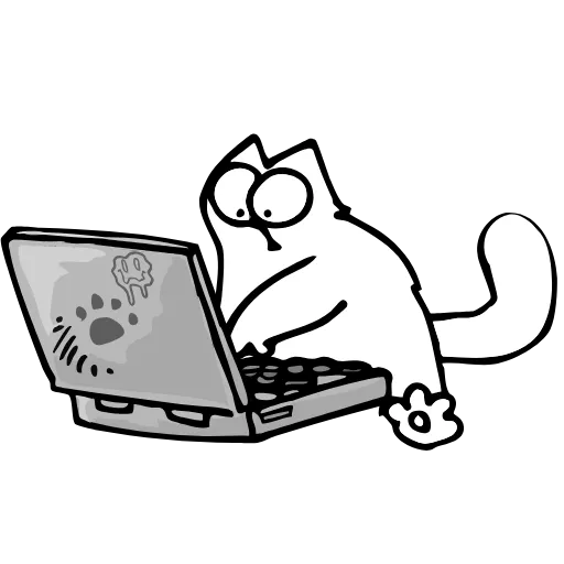 🤓 Эмодзи «Simons Cat» для Telegram