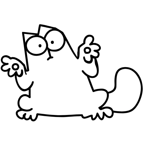 🤔 Эмодзи «Simons Cat» для Telegram