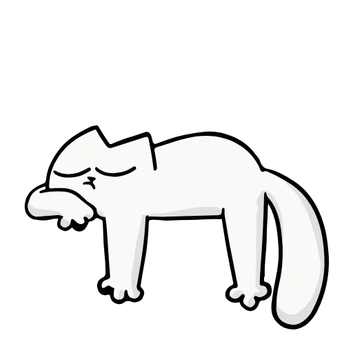 😴 Эмодзи «Simons Cat» для Telegram
