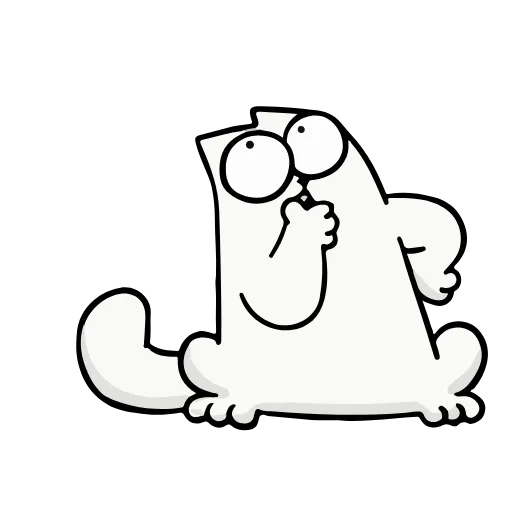 🤔 Эмодзи «Simons Cat» для Telegram
