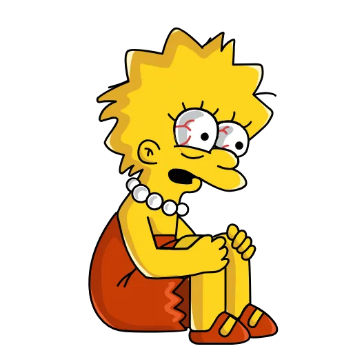 😭 Эмодзи «🖕 Анимированные Симпсоны» для Telegram