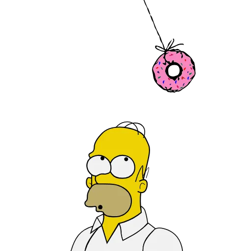 🍩 Эмодзи «🖕 Анимированные Симпсоны» для Telegram