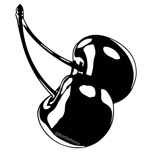 🍒 Эмодзи «𝖘𝖎𝖓𝖓𝖊𝖗» для Telegram