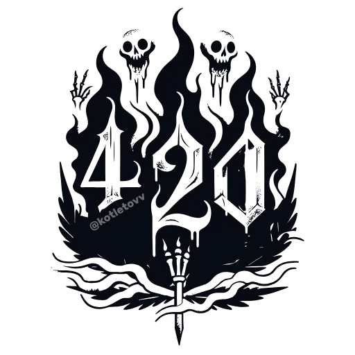 💀 Эмодзи «𝖘𝖎𝖓𝖓𝖊𝖗» для Telegram