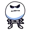 😡 Эмодзи «Скелетик» для Telegram