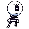 👿 Эмодзи «Скелетик» для Telegram