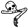 💀 Эмодзи «𝕾𝖐𝖊𝖑𝖊𝖙𝖔𝖓𝖘» для Telegram