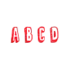 🎨 Эмодзи «3D Sketch alphabet» для Telegram