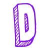 🎨 Эмодзи «3D Sketch alphabet» для Telegram