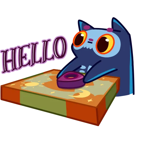 👋 Эмодзи «Skull Cat» для Telegram