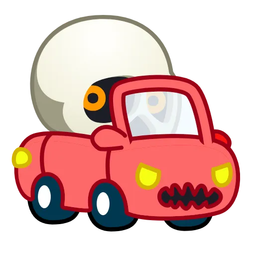 🚗 Эмодзи «Skull Emoji» для Telegram
