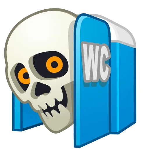 🚽 Эмодзи «Skull Emoji» для Telegram