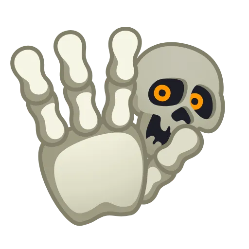 👋 Эмодзи «Skull Emoji» для Telegram