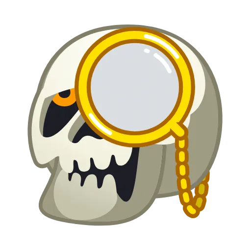 🧐 Эмодзи «Skull Emoji» для Telegram