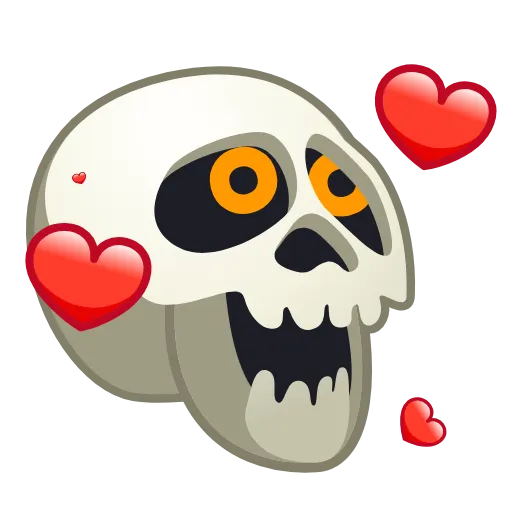 🥰 Эмодзи «Skull Emoji» для Telegram
