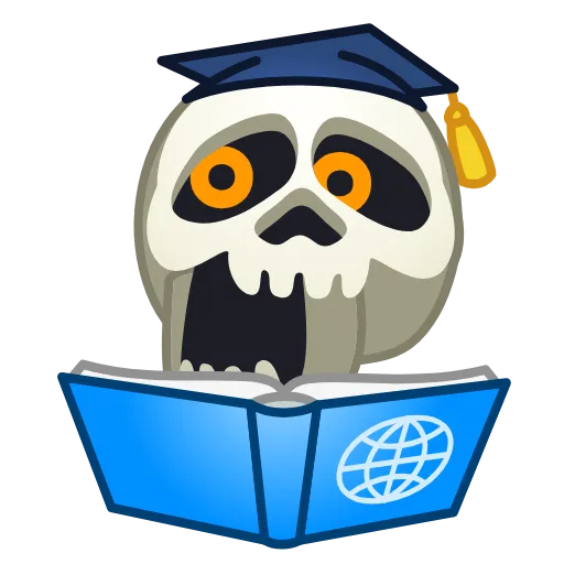 🧑‍🎓 Эмодзи «Skull Emoji» для Telegram