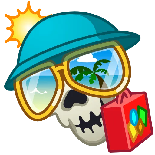 🏖 Эмодзи «Skull Emoji» для Telegram
