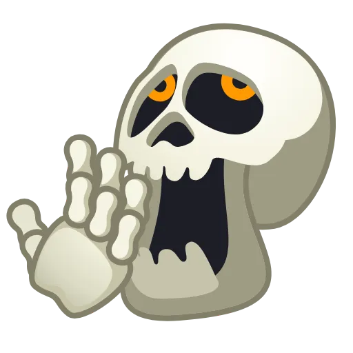 🥱 Эмодзи «Skull Emoji» для Telegram