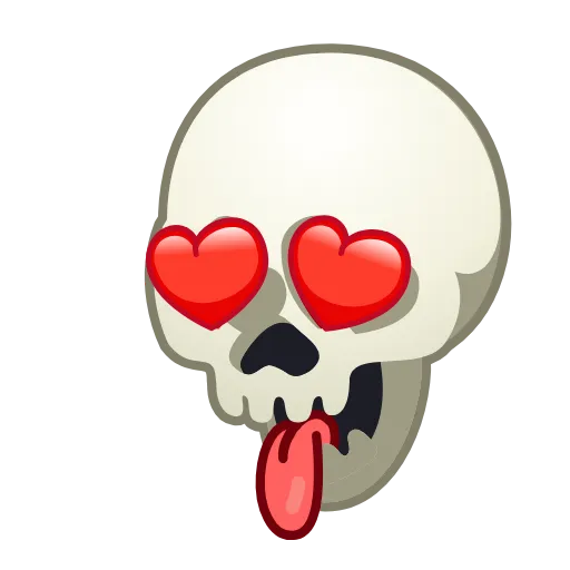 😍 Стикер «Skull Emoji Pack» для Telegram