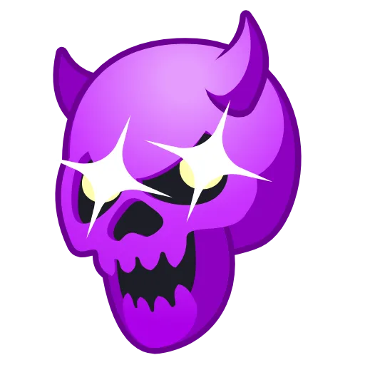😈 Стикер «Skull Emoji Pack» для Telegram