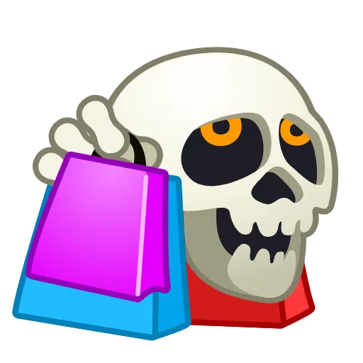 🛍 Стикер «Skull Emoji Pack» для Telegram