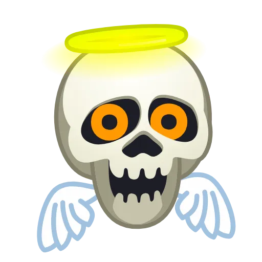 😇 Стикер «Skull Emoji Pack» для Telegram