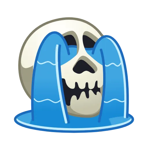 😭 Стикер «Skull Emoji Pack» для Telegram