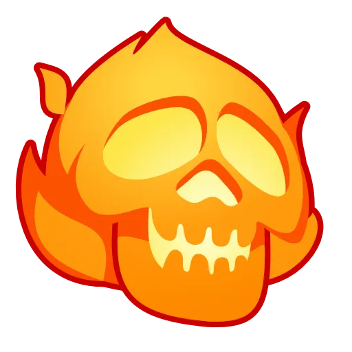 🔥 Стикер «Skull Emoji Pack» для Telegram